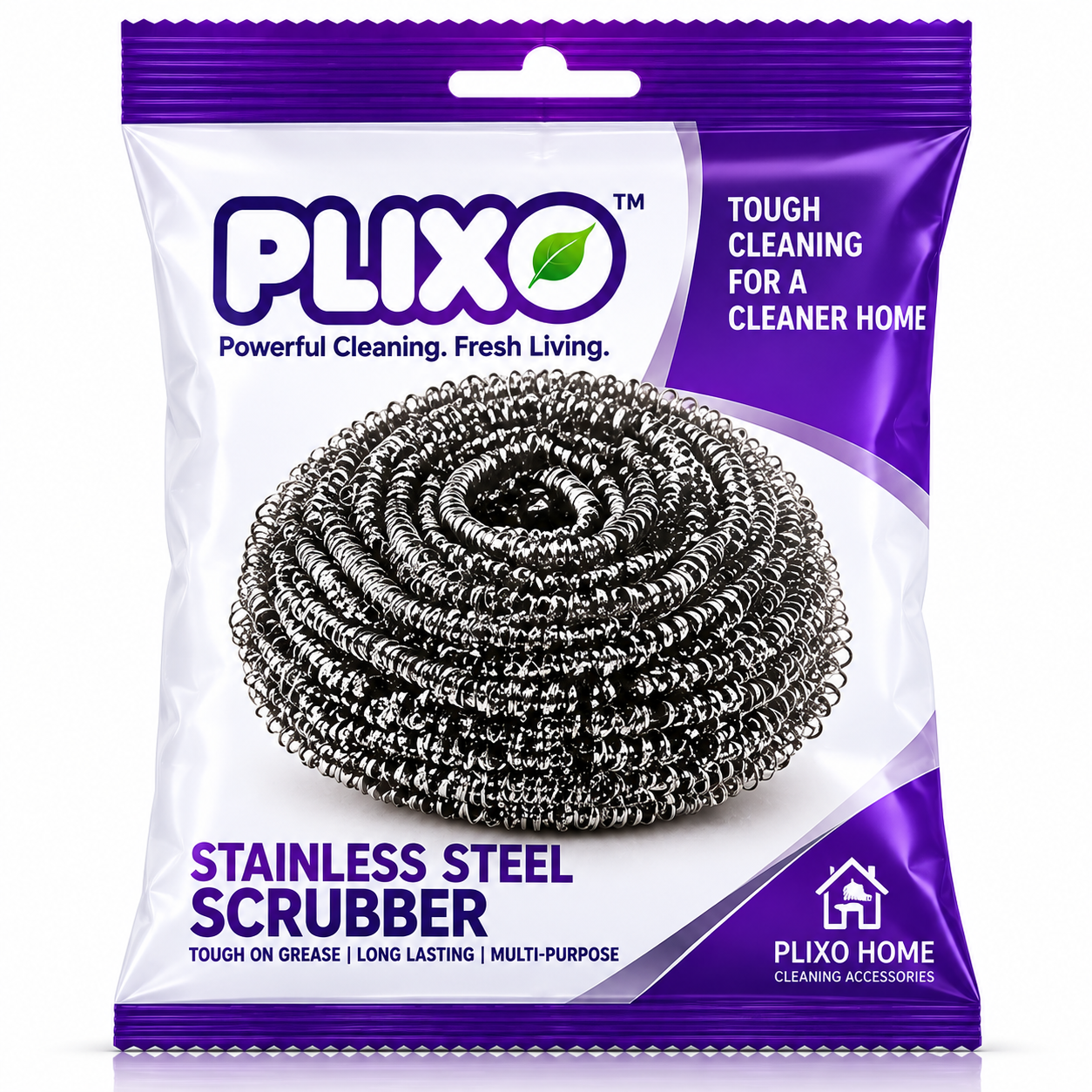 PLIXO Stainless Steel Scrubber Package